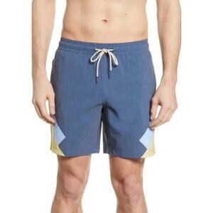Fair Harbor Men's Bayberry 7" Trunks Swim •Men M• BreezeKnit Liner Board Shorts